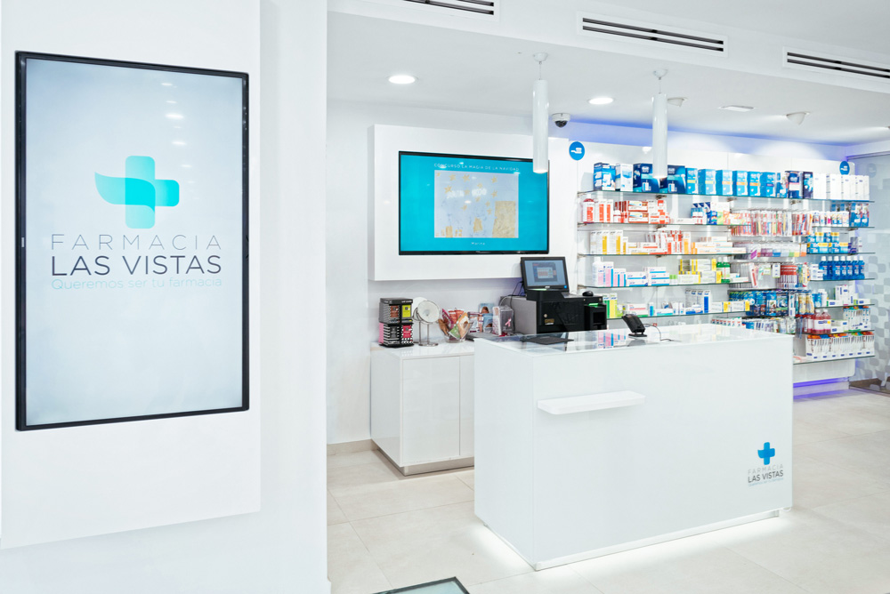 Pantallas LED para farmacias