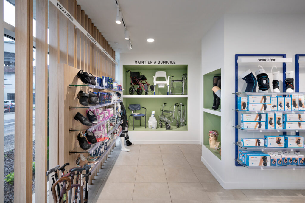 Innovación en farmacia Floréal, diseñada por Inside Pharmacy.