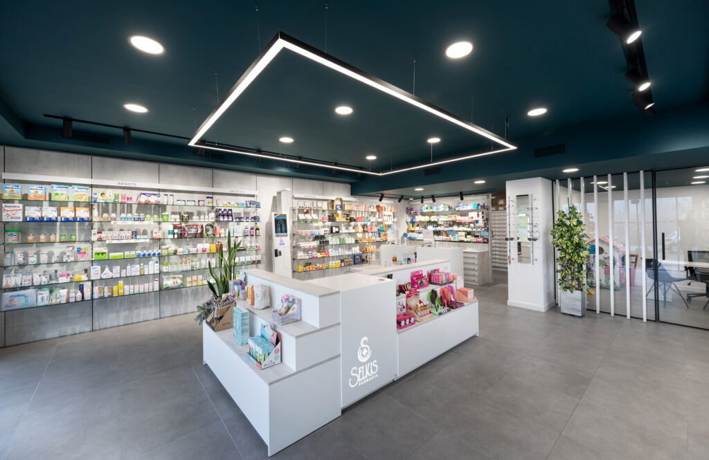Farmacia Selkis y sus espacios accesibles.