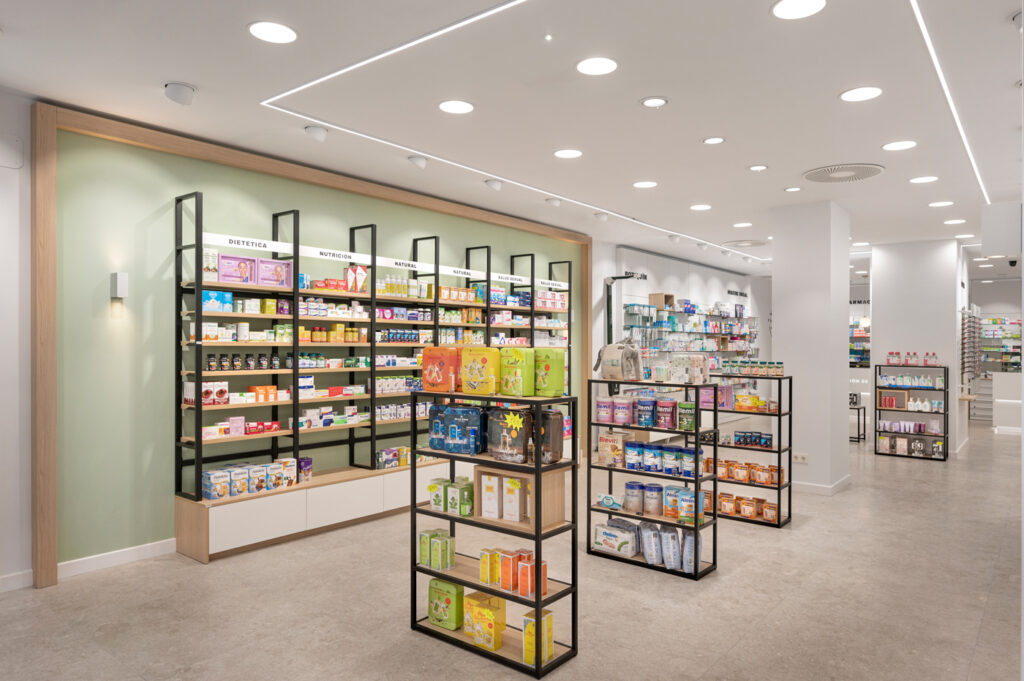 Layout en farmacias.