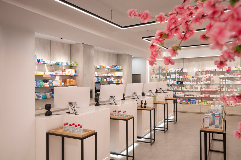 Recorridos circulares para farmacia.